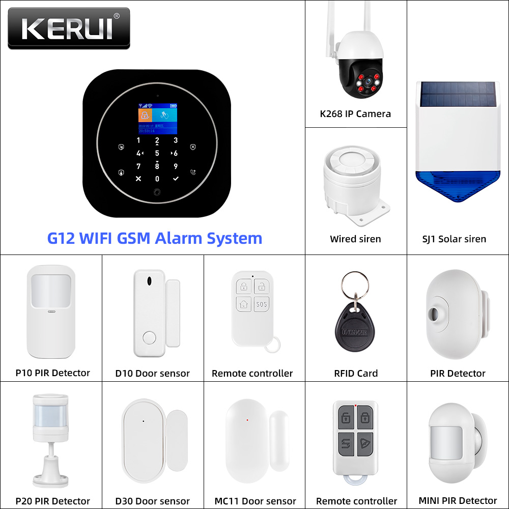 Home Automation Diy - KERUI G12 2G Wi-Fi Беспроводная домашняя