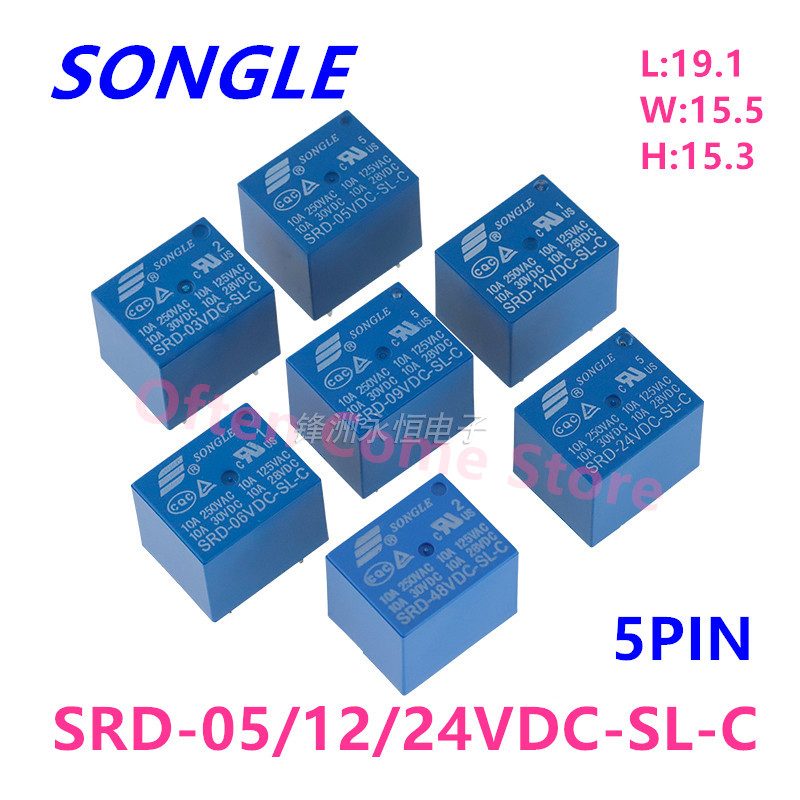 Shelly Relay Module - Новое реле SRD-05VDC-SL-C SRD-12VDC-SL-C SRD-24VDC-SL-C SRD