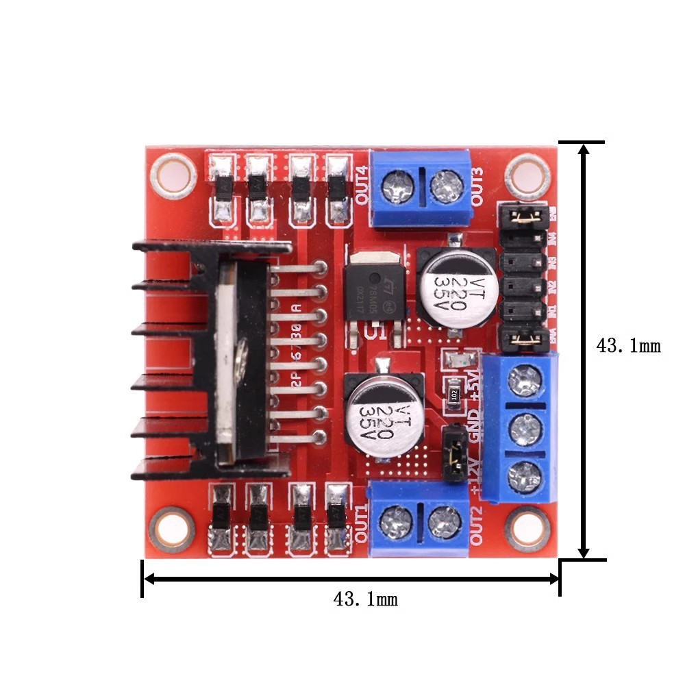 Diy Automation Projects - Модуль управления двигателем L298N, двойной H-мостовой