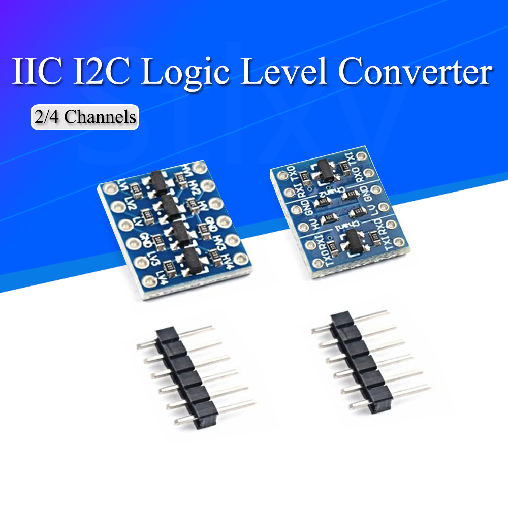 Level Shifter 3.3V - 10 шт. 2/4 канала IIC I2C