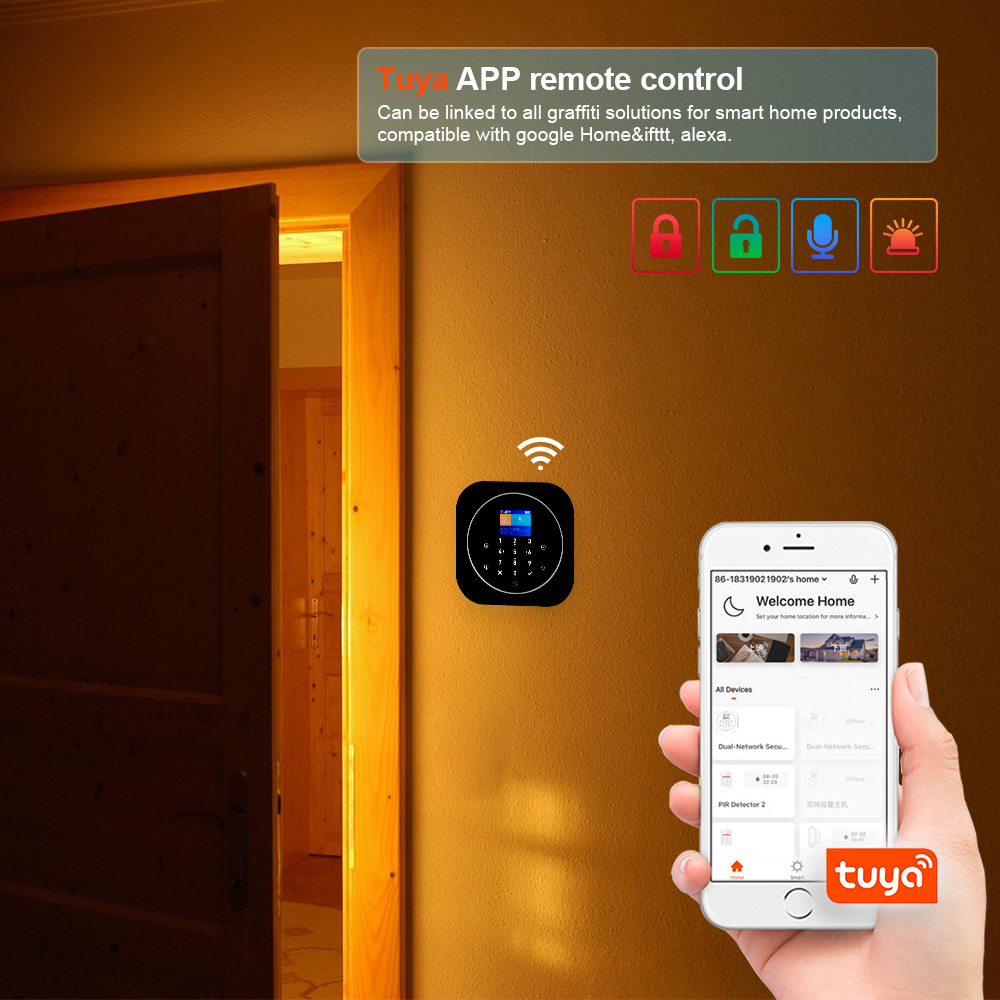 KERUI G12 2G Wi-Fi Беспроводна – обзор и цена Home Automation Diy