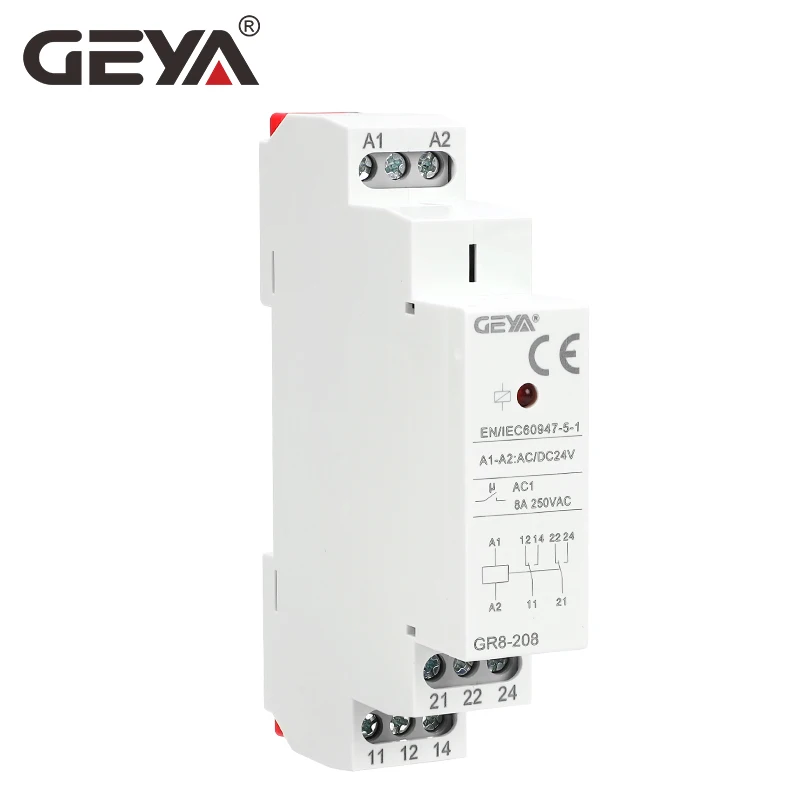 GEYA GR8-208 Вспомогательное р – обзор и цена Shelly Relay Module