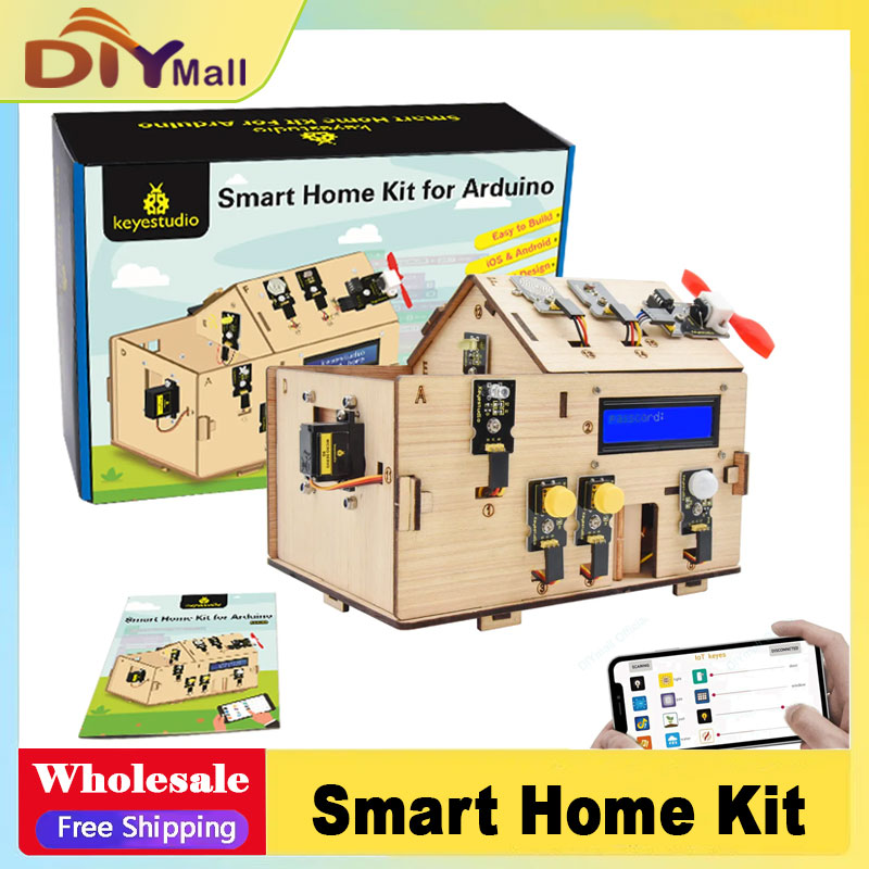 Домашний комплект Keyestudio S – обзор и цена Home Automation With Arduino