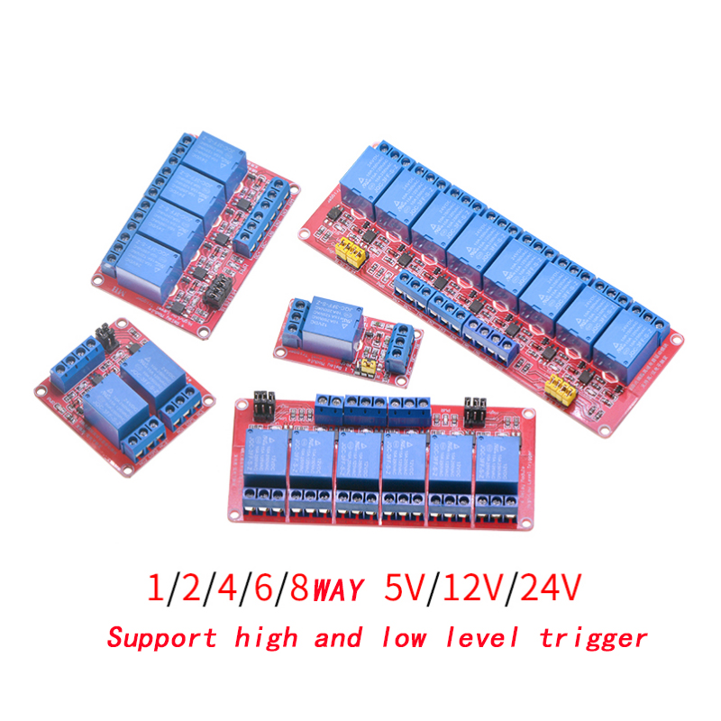 Плата релейного модуля 1 2 4 6 – обзор и цена Relay 8 Channel Board