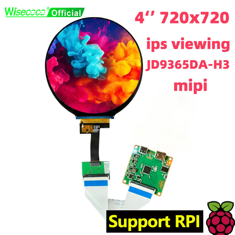 Wisecoco 4-дюймовый круглый ЖК – обзор и цена Home Automation Raspberry Pi