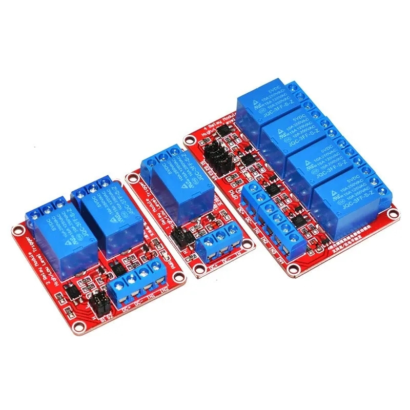 DC 5 В 12 В 24 В 1 2 4 6 8-кан – обзор и цена Relay 8 Channel Board