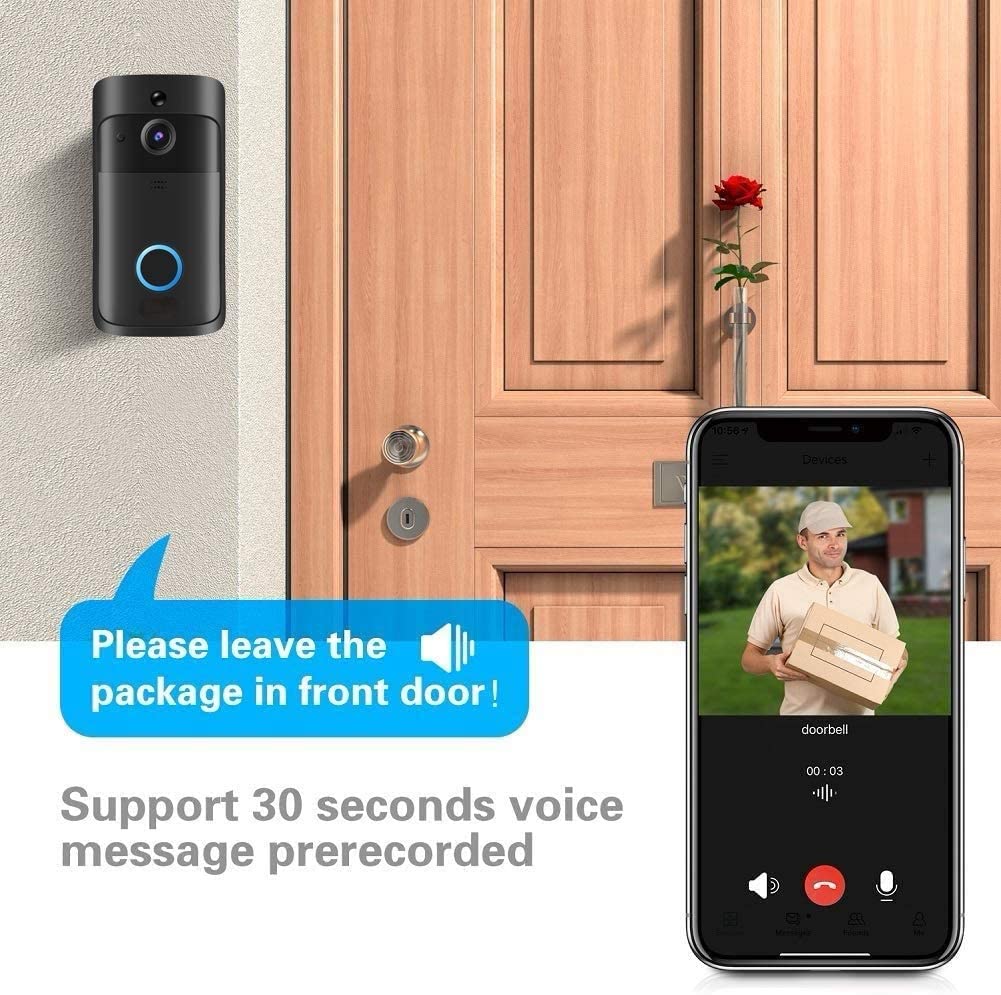 Видео дверной звонок, камера H – обзор и цена Smart Doorbell Wired