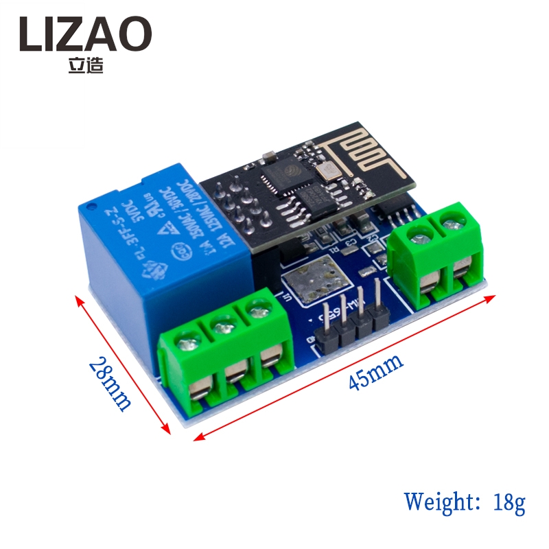 Модуль Wi-Fi реле LIZAO ESP826 – обзор и цена Home Automation With Arduino