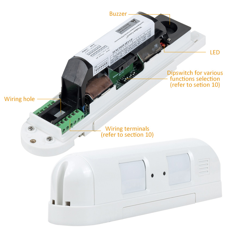 Датчик движения PIR DC12V пров – обзор и цена Motion Sensor Pir Wired