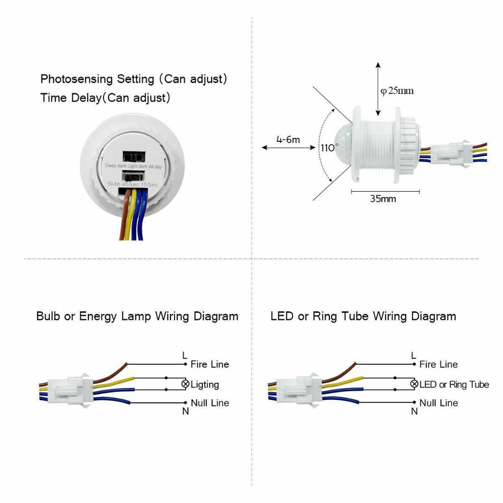 Инфракрасный датчик движения т – обзор и цена Motion Sensor Pir Wired